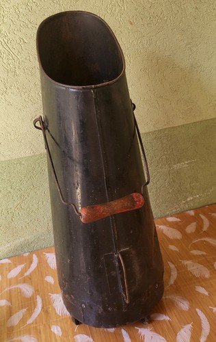Ancien seau charbon en - charbon,