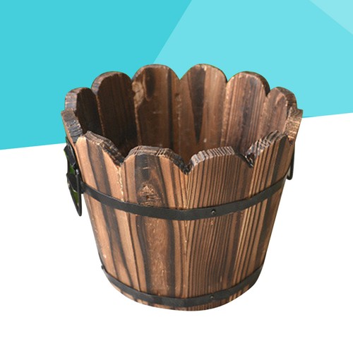 Petit pot fleur - pot, bois