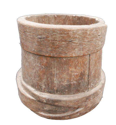 Seau mesure grains rustique - grains,