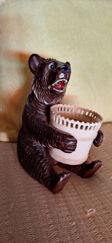 Petit ours bois - ours, sculpté