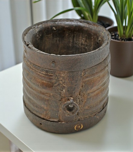 Seau mesure bois - en,